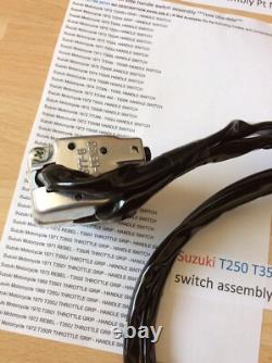 Suzuki Nos T250 T350 T500 Gt250 Gt500 Left Side Handle Switch 57700-28701 Suzuki Nos T250 T350 T500 Gt250 Gt500 Left Side Handle Switch 57700-28701