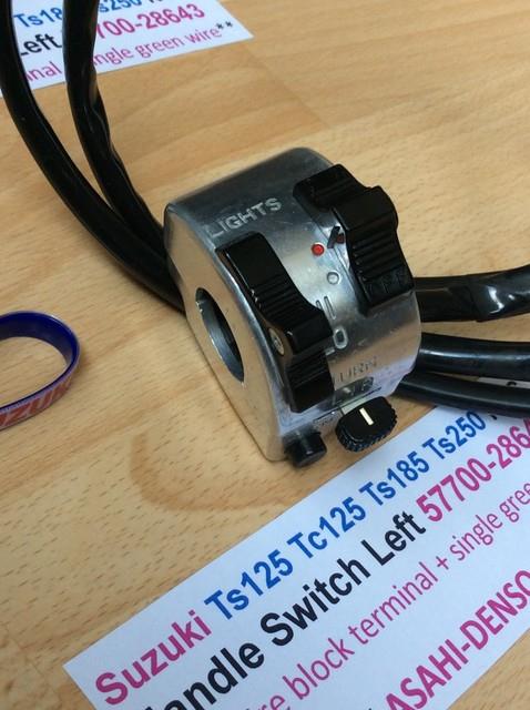 Suzuki Nos Ts125 Tc125 Ts185 Ts250 Nos Left Side Handle Switch 57700-28643