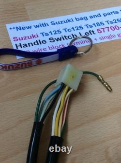 Suzuki Nos Ts125 Tc125 Ts185 Ts250 Nos Left Side Handle Switch 57700-28643