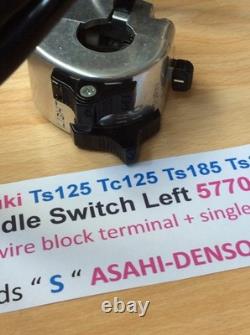 Suzuki Nos Ts125 Tc125 Ts185 Ts250 Nos Left Side Handle Switch 57700-28643