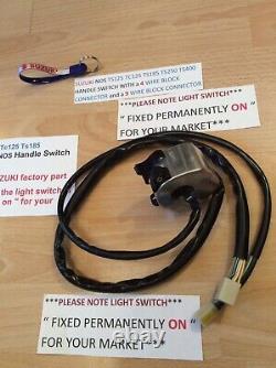 Suzuki Nos Ts125 Tc125 Ts185 Ts250 Ts400 Handle Switch 4 Wire + 9 Wire Blocks