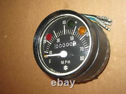 Suzuki Nos Vintage Speedometer Mt50 Ts50 34100-26600