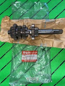 Suzuki Oem Nos TS 125 X 1984-1986 Gearbox Countershaft Assembly 24120-01a03