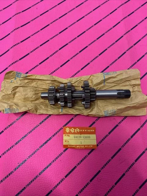Suzuki Oem Nos Ts 50 Xk 1986-1988 Countershaft Gear Assembly 24120-13600