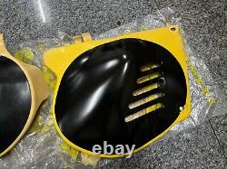 Suzuki PE175 RM100 RM125 L/R Frame Side Cover Yellow NOS 47111&47211-41301-019 Suzuki PE175 RM100 RM125 L/R Frame Side Cover Yellow NOS 47111&47211-41301-019