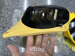 Suzuki PE175 RM100 RM125 L/R Frame Side Cover Yellow NOS 47111&47211-41301-019 Suzuki PE175 RM100 RM125 L/R Frame Side Cover Yellow NOS 47111&47211-41301-019