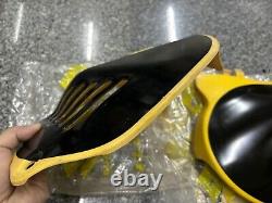Suzuki PE175 RM100 RM125 L/R Frame Side Cover Yellow NOS 47111&47211-41301-019 Suzuki PE175 RM100 RM125 L/R Frame Side Cover Yellow NOS 47111&47211-41301-019