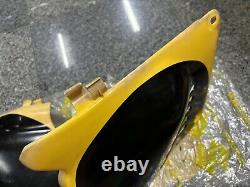 Suzuki PE175 RM100 RM125 L/R Frame Side Cover Yellow NOS 47111&47211-41301-019 Suzuki PE175 RM100 RM125 L/R Frame Side Cover Yellow NOS 47111&47211-41301-019
