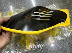 Suzuki PE175 RM100 RM125 L/R Frame Side Cover Yellow NOS 47111&47211-41301-019 Suzuki PE175 RM100 RM125 L/R Frame Side Cover Yellow NOS 47111&47211-41301-019
