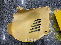 Suzuki PE175 RM100 RM125 L/R Frame Side Cover Yellow NOS 47111&47211-41301-019 Suzuki PE175 RM100 RM125 L/R Frame Side Cover Yellow NOS 47111&47211-41301-019