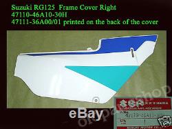 Suzuki RG125 Side Cover & Frame Panel NOS RG 125 Gamma Fairings Set 30H Panels