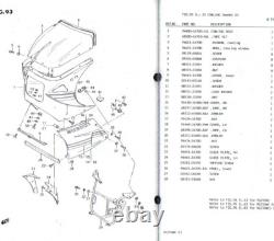 Suzuki RG250 Belly Pan Guide Plate Set NOS Cowling Lower 94451 / 94461-16700