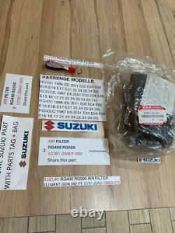 Suzuki RG400 RG500 NOS AIR FILTER ELEMENT PT NO 13781-20A01 WITH TAG OBSOLETE