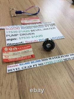 Suzuki RG400 RG500 NOS WATER PUMP DRIVEN BEVEL GEAR PT 17530-21A20 OBSOLETE NEW Suzuki RG400 RG500 NOS WATER PUMP DRIVEN BEVEL GEAR PT 17530-21A20 OBSOLETE NEW