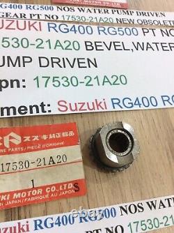 Suzuki RG400 RG500 NOS WATER PUMP DRIVEN BEVEL GEAR PT 17530-21A20 OBSOLETE NEW