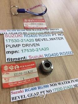 Suzuki RG400 RG500 NOS WATER PUMP DRIVEN BEVEL GEAR PT 17530-21A20 OBSOLETE NEW Suzuki RG400 RG500 NOS WATER PUMP DRIVEN BEVEL GEAR PT 17530-21A20 OBSOLETE NEW