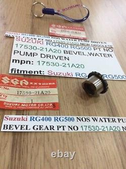 Suzuki RG400 RG500 NOS WATER PUMP DRIVEN BEVEL GEAR PT 17530-21A20 OBSOLETE NEW Suzuki RG400 RG500 NOS WATER PUMP DRIVEN BEVEL GEAR PT 17530-21A20 OBSOLETE NEW