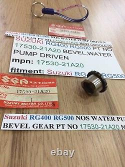 Suzuki RG400 RG500 NOS WATER PUMP DRIVEN BEVEL GEAR PT 17530-21A20 OBSOLETE NEW