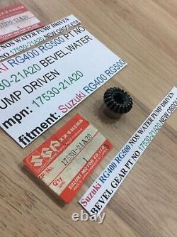 Suzuki RG400 RG500 NOS WATER PUMP DRIVEN BEVEL GEAR PT 17530-21A20 OBSOLETE NEW Suzuki RG400 RG500 NOS WATER PUMP DRIVEN BEVEL GEAR PT 17530-21A20 OBSOLETE NEW
