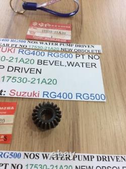 Suzuki RG400 RG500 NOS WATER PUMP DRIVEN BEVEL GEAR PT 17530-21A20 OBSOLETE NEW Suzuki RG400 RG500 NOS WATER PUMP DRIVEN BEVEL GEAR PT 17530-21A20 OBSOLETE NEW