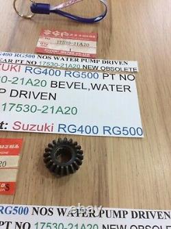 Suzuki RG400 RG500 NOS WATER PUMP DRIVEN BEVEL GEAR PT 17530-21A20 OBSOLETE NEW Suzuki RG400 RG500 NOS WATER PUMP DRIVEN BEVEL GEAR PT 17530-21A20 OBSOLETE NEW