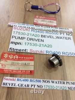Suzuki RG400 RG500 NOS WATER PUMP DRIVEN BEVEL GEAR PT 17530-21A20 OBSOLETE NEW