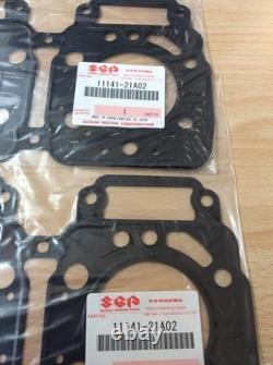 Suzuki RG500 CYLINDER HEAD GASKETS X 2 NOS NEW IN SEALED BAG PT 11141-21A02