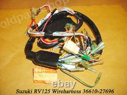 Suzuki RV90 Wireharness 1974 NOS RV90A Wire Harness 36610-27696 MAIN WIRING