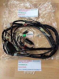 Suzuki Rg500 Rg400 Nos Wiring Harness / Loom New In Parts Bag Pt 36610-20ak0