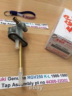 Suzuki Rgv250 Kl Nos Petcock Assembly In Box 44300-22d02 Obsolete Perfect New
