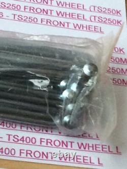 Suzuki Rm250 Rm370 Ts250 Ts400 Nos Front Spoke Set Pt 55300-30809 New Perfect