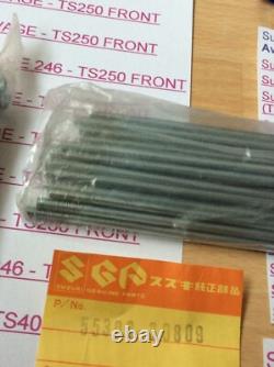 Suzuki Rm250 Rm370 Ts250 Ts400 Nos Front Spoke Set Pt 55300-30809 New Perfect