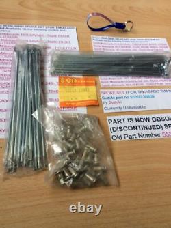 Suzuki Rm250 Rm370 Ts250 Ts400 Nos Front Spoke Set Pt 55300-30809 New Perfect