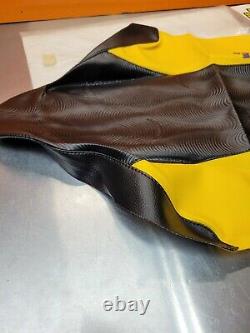 Suzuki Rm 125 250 1996-2000 black & yellow Seat Cover Nos Tecnosel rm125 rm250