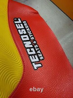 Suzuki Rm 125 250 1996-2000 red & yellow Seat Cover Nos Tecnosel rm125 rm250
