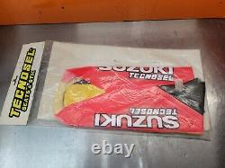 Suzuki Rm 125 250 1996-2000 red & yellow Seat Cover Nos Tecnosel rm125 rm250 #1