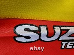 Suzuki Rm 125 250 1996-2000 red & yellow Seat Cover Nos Tecnosel rm125 rm250 #1