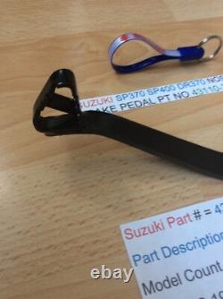 Suzuki Sp370 Sp400 Dr370 Nos Rear Brake Pedal Pt No 43110-32400 With Parts Tag