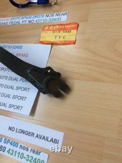 Suzuki Sp370 Sp400 Dr370 Nos Rear Brake Pedal Pt No 43110-32400 With Parts Tag