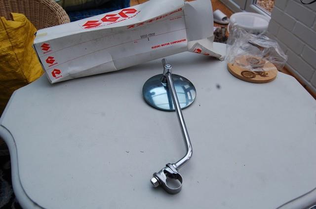 Suzuki T20, T200, T305, T10 Etc Clamp On Genuine Mirror Nos