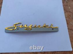 Suzuki T20 T200 T500 T305 T250 MK1 T350 MK1 Sidepanel Badge NOS 68131-11001