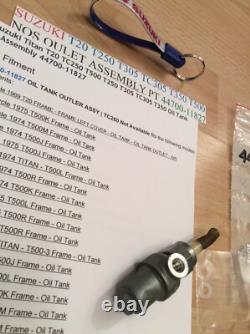 Suzuki T20 T250 T305 Tc305 T350 T500 Nos Oulet Assembly Pt 44700-11827 Obsolete