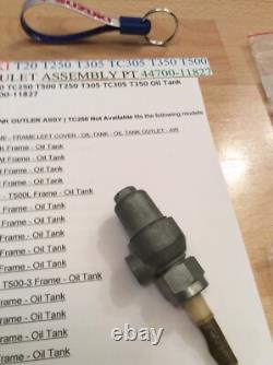 Suzuki T20 T250 T305 Tc305 T350 T500 Nos Oulet Assembly Pt 44700-11827 Obsolete