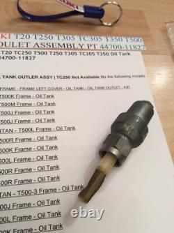 Suzuki T20 T250 T305 Tc305 T350 T500 Nos Oulet Assembly Pt 44700-11827 Obsolete Suzuki T20 T250 T305 Tc305 T350 T500 Nos Oulet Assembly Pt 44700-11827 Obsolete