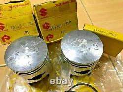 Suzuki T20 TC250 Piston&Ring Set 0.50 NOS Genuine Japan 12110-11720&12140-11702