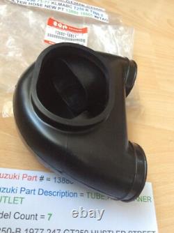 Suzuki T250 All Gt250 All Nos Tube Air Cleaner Outlet Pt 13880-18601 New In Bag Suzuki T250 All Gt250 All Nos Tube Air Cleaner Outlet Pt 13880-18601 New In Bag