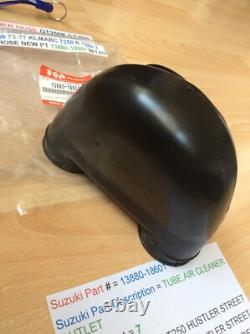Suzuki T250 All Gt250 All Nos Tube Air Cleaner Outlet Pt 13880-18601 New In Bag Suzuki T250 All Gt250 All Nos Tube Air Cleaner Outlet Pt 13880-18601 New In Bag