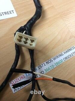 Suzuki T250 R 1971 Nos Wiring Harness Assembly Pt 36610-18600 With Tag Obsolete