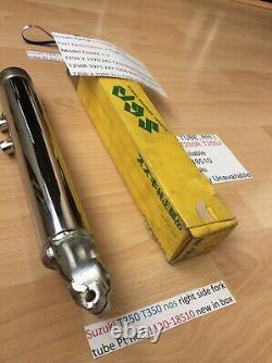 Suzuki T250 T350 nos right side fork tube Pt no 51130-18510 new in suzuki box