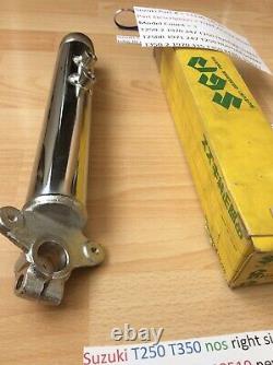 Suzuki T250 T350 nos right side fork tube Pt no 51130-18510 new in suzuki box